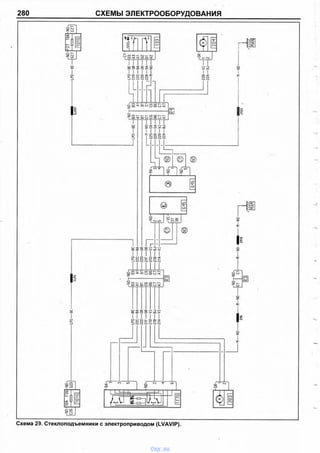 280 СХЕМЫ ЭЛЕКТРООБОРУДОВАНИЯ
о CVJ
о
г—CVJ
лт
сг>
о
&
I
£
I
||§
§ OJсососо
Я _
‘Ч 1u>
-cl J о
о --
сооо
/ j С О О О CVJ • — <J
Т 00 ■<-< со со ^
J— <r<•>
-
<J
— со
I I I I I Io w o o a r
О . O J <J CVJ CVJ
__j cvj cvj cvj cvj
L
>5
I ICO-<CVJ CVJ
CVJ CVJ
'Гсо^ r. r; o><x>r- r^o Q2< m oUCQU<
2Г• CDCCDUUCDO
m
Т Т Г Г ТО CX ^ •-* “>Z О W > Ш
M i l lз ; с о c v r o <
6 j cvj <j cvj
CVJ CVJ CVJ CVJ
L
x:J__
оz
—L. о
LO4"C£>
LT>V
a>
u; < ог ог м03 00 о о
> г- осV СОСО
Г 7 .Э>•<
1 1 1 1 1 1 1О ОU-ОСО*<CVj CVJ —
CVJ CVJ (VJCVJ CVJ CVJ
л ^ ^ ofг- г-0(n<^UCDO<
СО СО(ОГ- ICD< CDUСОО
оо
О*
Ы< -аз m о о > о >
I I 1 1 1 1 1
—J CVJ CVJ CVJ CVJ CVJ CVJ
CO in
CO
CO
Й
CVJ
I L L = ,— -p = =>
№ X
ош|I
r
l§
г-р
о
IN
A oo
(OO оCV1
i_
Схема 29. Стеклоподъемники с электроприводом (LVAVIP).
vnx.su
 