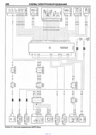 296 СХЕМЫ ЭЛЕКТРООБОРУДОВАНИЯ
Г"СкСО
п> LОоо
NT Ооо
г-
лл_О'Г-оооо <п ч— «г- г—
-с-с
о
I UJ
г—СП ^оиооUJUJш
IUJо
“5 -«: сусосооосоI I I ! I
о
и
&-
%?—
2 £
—а
;«
ч&ом
mty Q CiQ - O O v - f O ^ l O O O - C n C D T -
vсоаэсоаэсососооэоэсоаэсо
г -
/..ь — £> СГ)
ц— —■—
о оо
г -
“Т—■*
*-
о
r n ■r“ O J
i aq
"ЭО__ О X
_ ООО___
1Л l/) 1Л in I/) I/)
I Ш»—•-£>>3uo o c o c c
III I I I Ix:x>=3>-~j;r:-<< < < < < а a m _
mm;/>ioir>mir>ir>i/>
>2
IIrxj
CD
S?J
5 ojсоTООО
(X)
> со
Ig gЮl/>
121 O J —
<-<£VmmoIII^IX>1Лl/>in
X о CO
Й СО CO
In CO
«<-ccr> CO
IIоzо о
ir>in
,C^T c D O < 7 ) ( O T i n < ^ T i m / ) O v j o j
^ Г О О О Л ^ С О Г О Т Т Т (J M * - 1 Л V ' %•' O J Ю CNJ v -
<T>
z °° 00 COi ____ Оч> 'T - o o
C£> r—
LT> O J
О со CO СГ)oooooo
tv01r-ъл2
со exCD
III8853Юin
>-о
h>-о
00
00
r-CO
^ Г ' CO LO
COc*
£
III00.^а о LU
LO LO LO
о
с/
• CO u o г -
Охмм
з:соиог-уX!»-ни-ц
о
52
->03IIо р
51
О*о о х :
IIIDЛ.Vа о шююю
~э•<со со
1Люсо
с*о
1Г>со
°^иосо
г-со
Ск1
©
CD
<VIг-соп.со
-эIто.-<
I-с -с' ю<2
|1 I I
LO Т " 0 0 СО Г - 0 J
ScUJ у ю s r ОО СО Г - 0 J
о
-I
,ьоO J
Iо
LOоо
CJ
О,'
^ g §
г
-с
v^J-<оCQз: 2ГIII§ *г зс
й I
г; <j <j03 03 -£ <
O J
и-
со
<^>
-з;
и>V—
.'Г ои <4i
J-
> соII►-оо
O J
S o x
Г - 0 J
ОX
г
г *
о
ОС
со ——
" 1 1
Г—
-г 1 г *
осо
§3)
[] г-г-Э -- -< ---^ ю
ЙГ ®ij
С х>
Ди>С£»о <41<41
о
CNJ
Схема 53. Система управления АКПП (K4J).
vnx.su
 