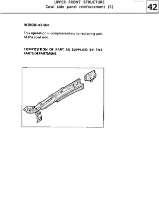 42
UUUUPPPPPPPPEEEERRRR FFFFRRRROOOONNNNTTTT SSSSTTTTRRRRUUUUCCCCTTTTUUUURRRREEEE
CCCCoooowwwwllll ssssiiiiddddeeee ppppaaaannnneeeellll rrrreeeeiiiinnnnffffoooorrrrcccceeeemmmmeeeennnntttt ((((EEEE))))
http://vnx.su/
 