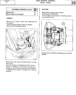 33
RRRREEEEAAAARRRR BBBBEEEEAAAARRRRIIIINNNNGGGG EEEELLLLEEEEMMMMEEEENNNNTTTTSSSS
BBBBrrrraaaakkkkeeee ccccaaaalllliiiippppeeeerrrr
VVVVEEEEHHHHIIIICCCCLLLLEEEESSSS
4444 XXXX 4444
http://vnx.su/
 