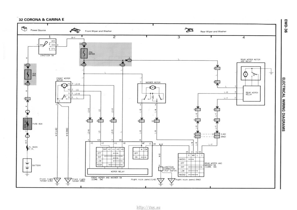 http://vnx.su/ Electrical Wiring Diagrams Toyota Carina E / Corona