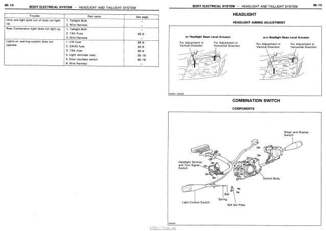 http://vnx.su/ Electrical Wiring Diagrams Toyota Carina E / Corona