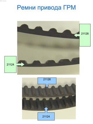 Ремни привода ГРМ
21124
21126
21126
21124
http://vnx.su/
 