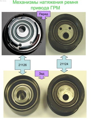 Механизмы натяжения ремня
привода ГРМ
21126 21124
Зад
Перед
http://vnx.su/
 