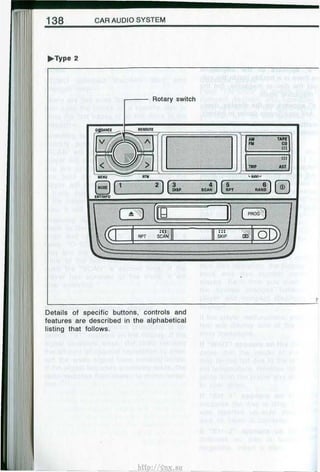 http://vnx.su/ toyota avensis 1997 owners manual | PDF
