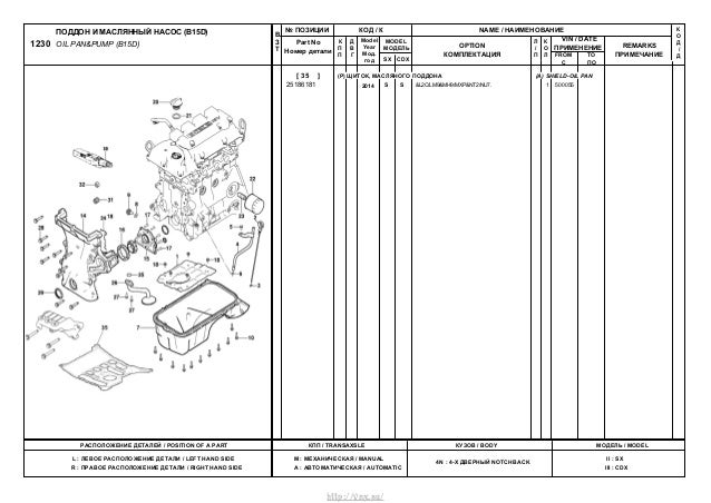Daewoo gentra каталог запчастей