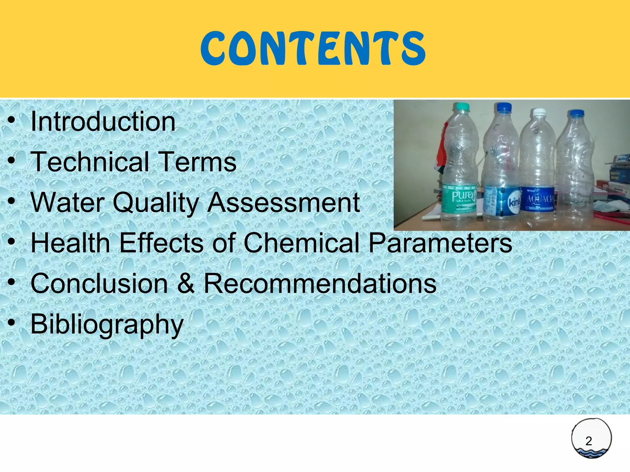 Water Quality Project Ppt Silicon Institute Of Technology Ppt