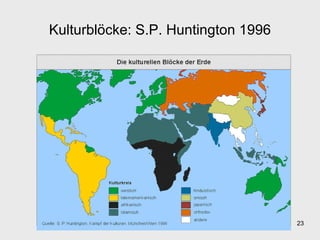 Kulturblöcke: S.P. Huntington 1996 