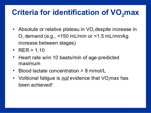 Vo2max What Does It Really Mean