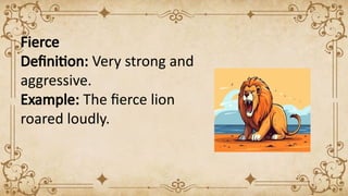 Myth and Legends Vocabulary: Descriptive Words for Storytelling | PPTX