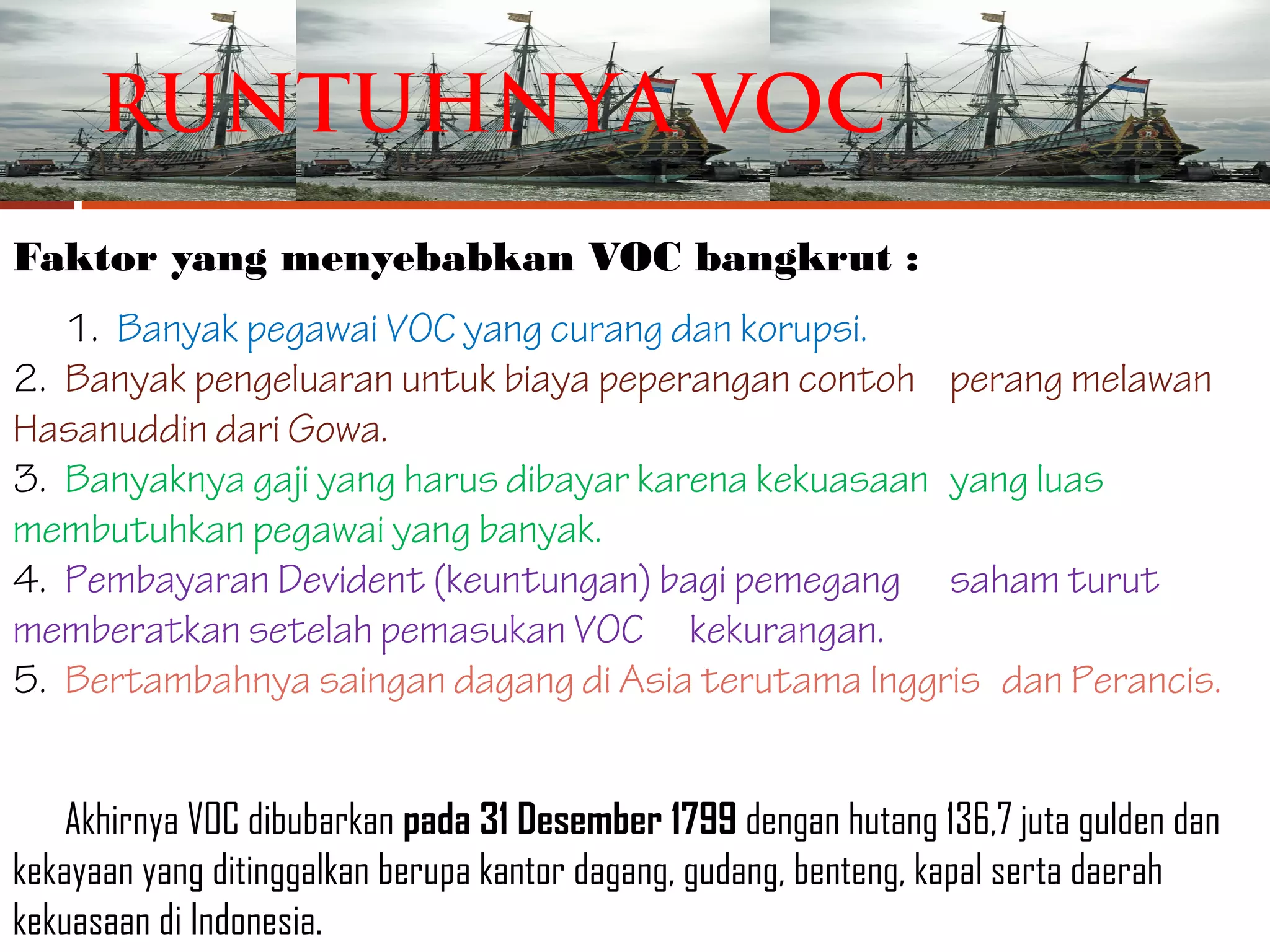 Sejarah VOC di Indonesia PPT