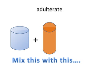adulterate ,[object Object]
