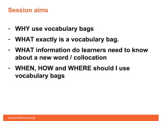 Vocab bag | PPT