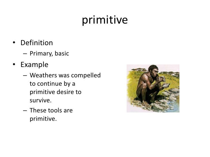 Vocab constrict primative