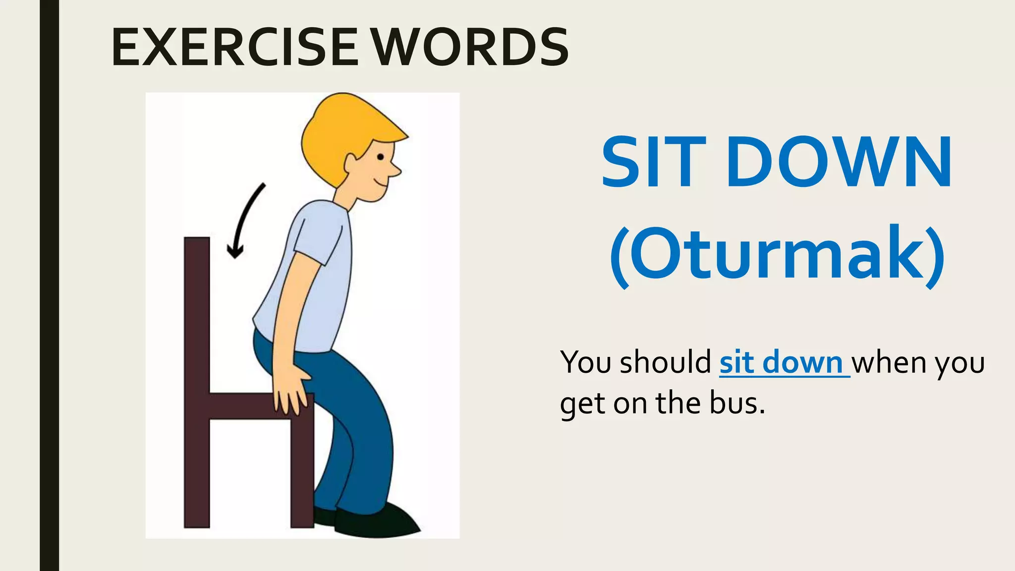 EXERCISE VOCAB WORDS visual data 5