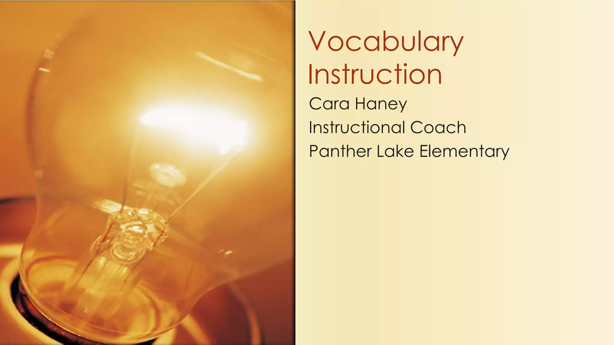 Vocabulary Instruction | PDF