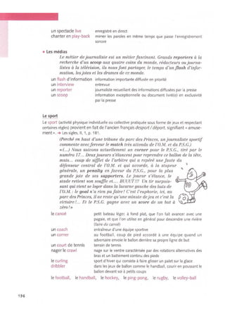 Vocabulaire