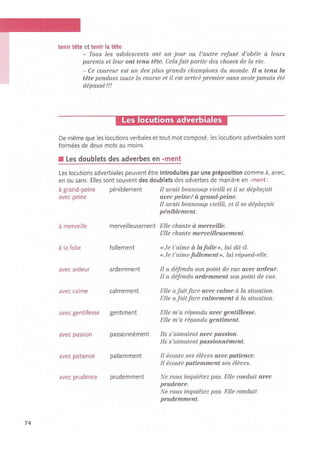 Vocabulaire