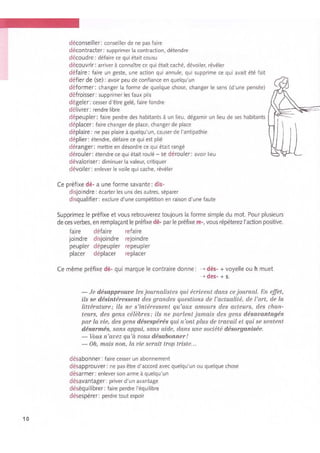 Vocabulaire