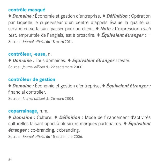 Vocabulaire economie finances2012