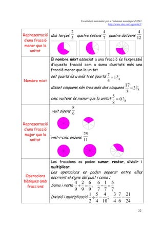 Vocabulari matemàtic per a l’alumnat nouvingut d’ESO
                                                         http://www.x...