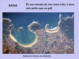 Vocabulari del relleu