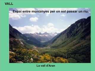 Vocabulari del relleu