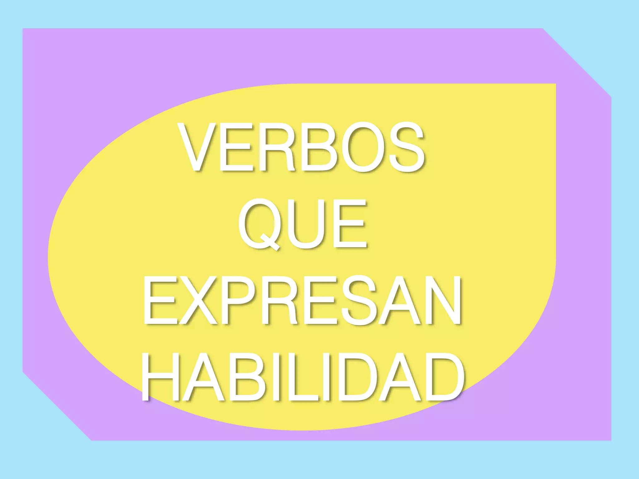 Verbos Que Expresan Habilidad Deportes Pptx