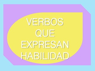 Verbos Que Expresan Habilidad Deportes Pptx