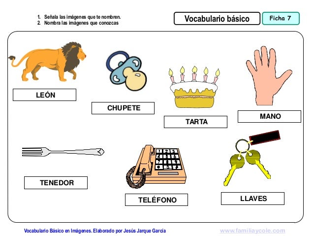 Vocabulario basico-imagenes