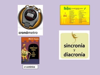 cronómetro




  anacrónico
 