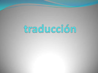 traducción