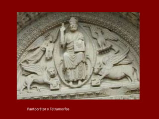 Pantocrátor y Tetramorfos
 