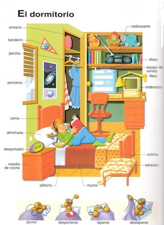 Vocabulario de la casa | PDF