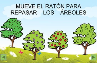 MUEVE EL RATÓN PARA
REPASAR LOS ÁRBOLES
 