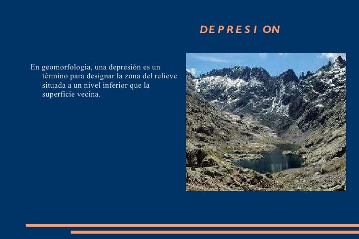 Vocabulario de relieve