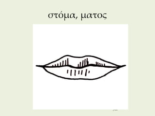 στόμα, ματος




               244
 