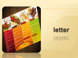 letter
 