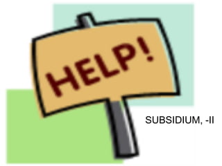 SUBSIDIUM, -II


   96
 