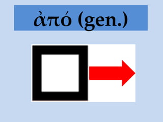ἀπό (gen.) 