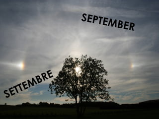 SETTEMBRE
SEPTEMBER
 