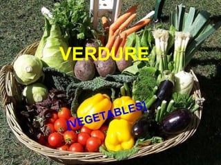 VERDURE
[VEGETABLES]
 