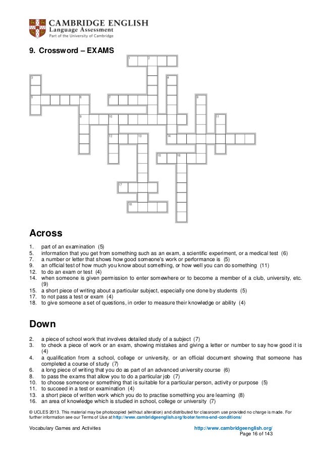 vocabulary games and activities