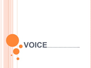 VOICE……………………..

 