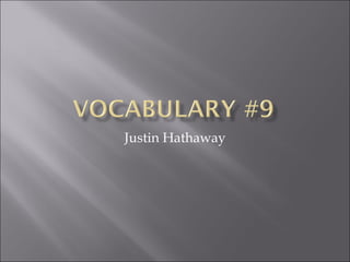 Justin Hathaway 
