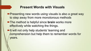 Vocabulary building | PPTX