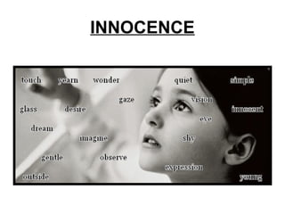 Innocence Example Vocabulary and Images | PPT
