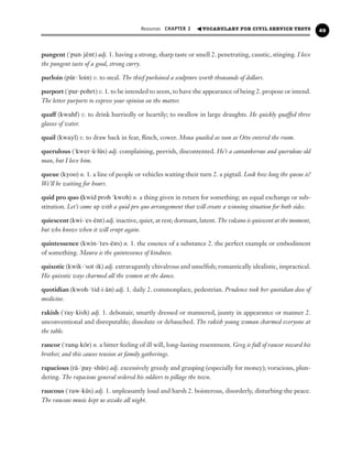 Vocabulary civil | PDF