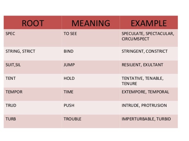 vocabulary cmat13 word with spec