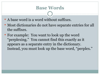 Vocabulary Concepts | PPT